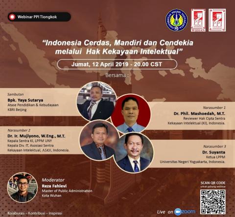 Dr. Ir. Mujiyono, W.Eng., M.T. Galakkan HAKI mahasiswa internasional bersama PPI Tiongkok